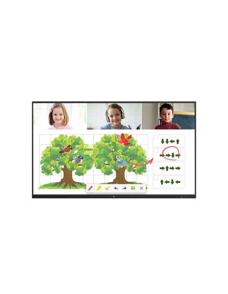 LG 86TR3DJ-B pizarra y accesorios interactivos 2,18 m (86") 3840 x 2160 Pixeles Pantalla táctil Negro