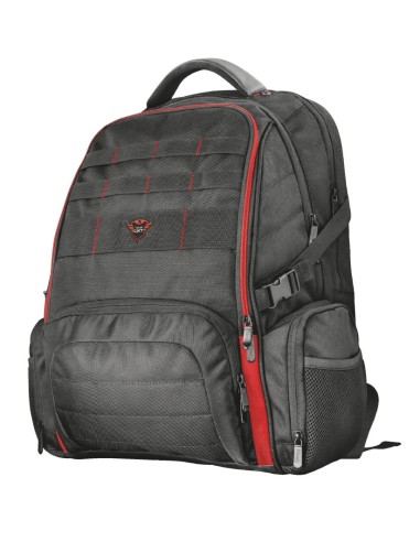 Trust GXT 1250 Hunter maletines para portátil 43,9 cm (17.3") Mochila Negro, Rojo