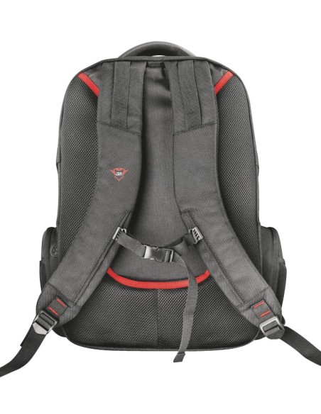 Trust GXT 1250 Hunter maletines para portátil 43,9 cm (17.3") Mochila Negro, Rojo