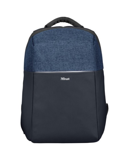 Trust Nox Anti-theft mochila Negro   Azul Poliéster