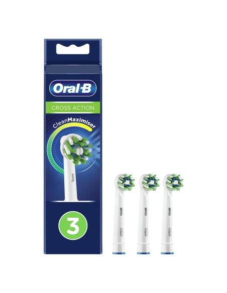 Oral-B CrossAction 80338444 cepillo de cabello 3 pieza(s) Blanco