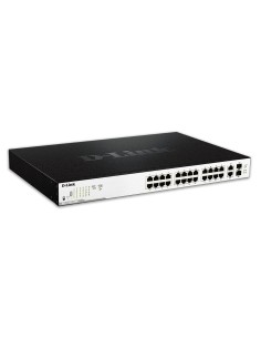 D-Link DGS-1100-26MP switch Gestionado L2 Gigabit Ethernet (10 100 1000) Energía sobre Ethernet (PoE) 1U Negro