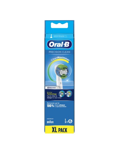 Oral-B Precision Clean 80339356 cepillo de cabello 6 pieza(s) Azul, Blanco