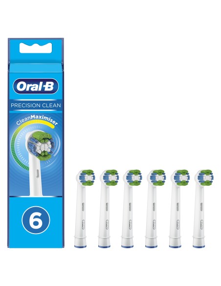 Oral-B Precision Clean 80339356 cepillo de cabello 6 pieza(s) Azul, Blanco