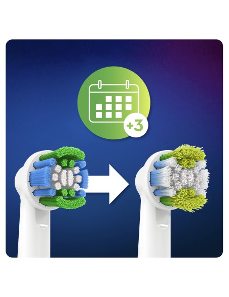 Oral-B Precision Clean 80339356 cepillo de cabello 6 pieza(s) Azul, Blanco