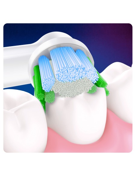 Oral-B Precision Clean 80339356 cepillo de cabello 6 pieza(s) Azul, Blanco