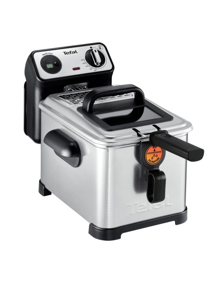 Tefal Filtra Pro FR5111 freidora Sencillo Independiente 2400 W Negro, Acero inoxidable