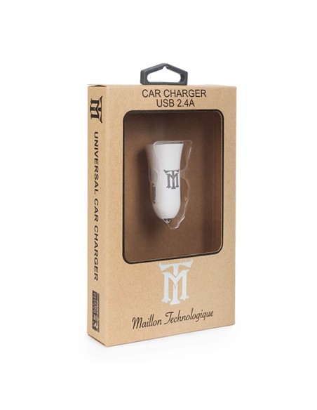 Maillon Technologique Premium MTCC1W24 cargador de dispositivo móvil Blanco Auto