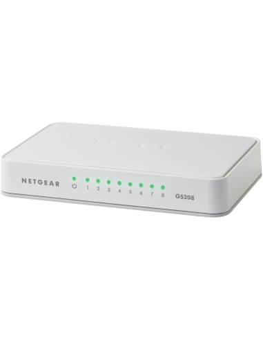 Netgear GS208 Gigabit Ethernet (10 100 1000) Blanco