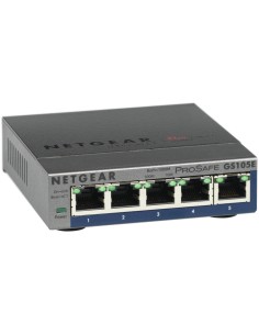 Netgear GS105E-200PES switch Gestionado L2 L3 Gigabit Ethernet (10 100 1000) Gris