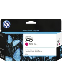 HP 745 cartucho de tinta Original Rendimiento estándar Magenta