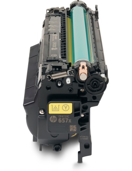 HP 657X cartucho de tóner 1 pieza(s) Original Amarillo