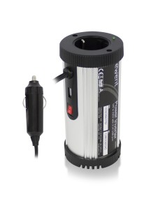 Ewent EW3990 adaptador e inversor de corriente Auto 150 W Negro, Plata