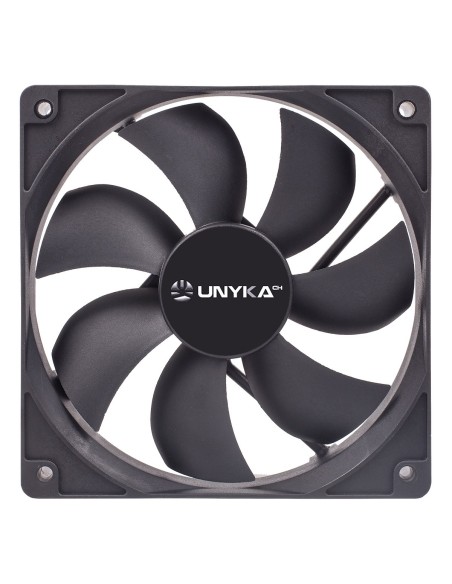 UNYKAch 51787 ventilador de PC Carcasa del ordenador Enfriador 12 cm Negro