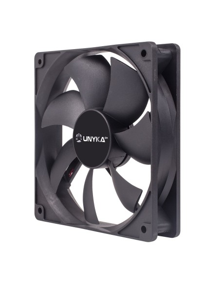 UNYKAch 51787 ventilador de PC Carcasa del ordenador Enfriador 12 cm Negro
