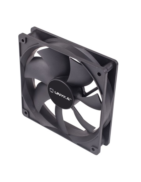 UNYKAch 51787 ventilador de PC Carcasa del ordenador Enfriador 12 cm Negro