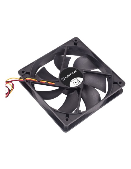 UNYKAch 51787 ventilador de PC Carcasa del ordenador Enfriador 12 cm Negro