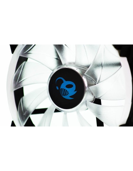 CoolBox Deep Wind 120mm Carcasa del ordenador Ventilador 12 cm Negro, Blanco