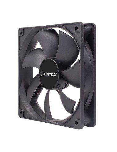 UNYKAch 51800 ventilador de PC Carcasa del ordenador 12 cm Negro