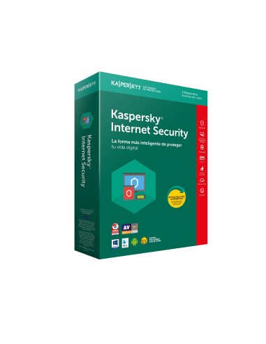 Kaspersky Lab Internet Security 2018 Español Licencia completa 3 licencia(s) 1 año(s)