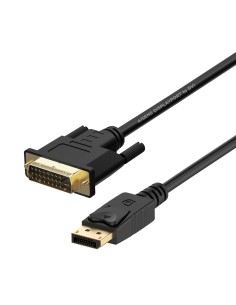 AISENS CABLE DISPLAYPORT MACHO A DVI MACHO 2M NEGRO