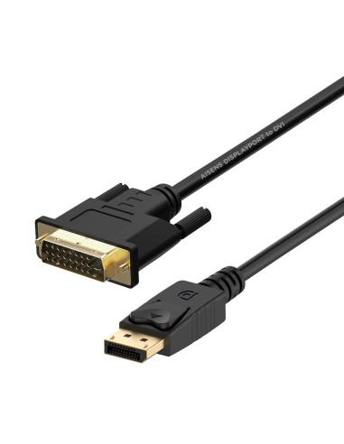 AISENS CABLE DISPLAYPORT MACHO A DVI MACHO 2M NEGRO