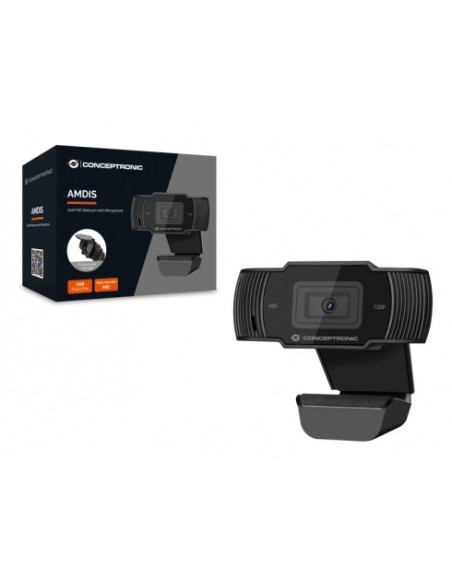 WebCam CONCEPTRONIC HD 720p Usb Micro (AMDIS03B)