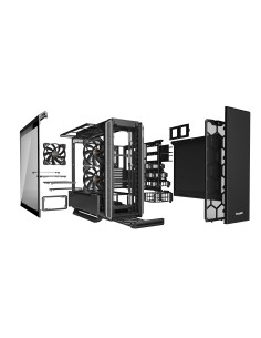 be quiet! Silent Base 801 Window Midi Tower Negro, Plata