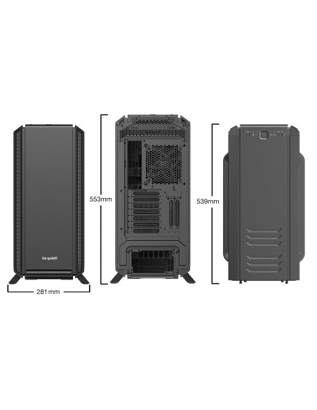 be quiet! Silent Base 801 Midi Tower Negro