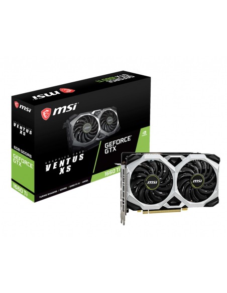 MSI GeForce GTX 1660 Ti VENTUS XS 6G NVIDIA 8 GB GDDR6