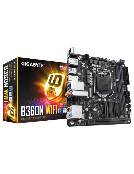 Gigabyte B360N WIFI placa base LGA 1151 (Zócalo H4) Mini ITX Intel B360 Express