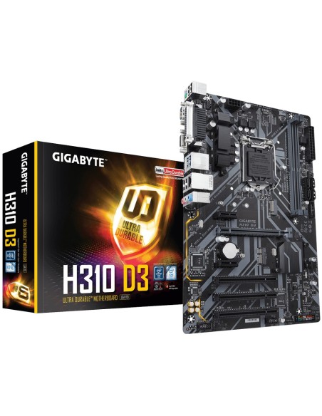 Gigabyte H310 D3 placa base Intel H310 Express LGA 1151 (Zócalo H4) ATX