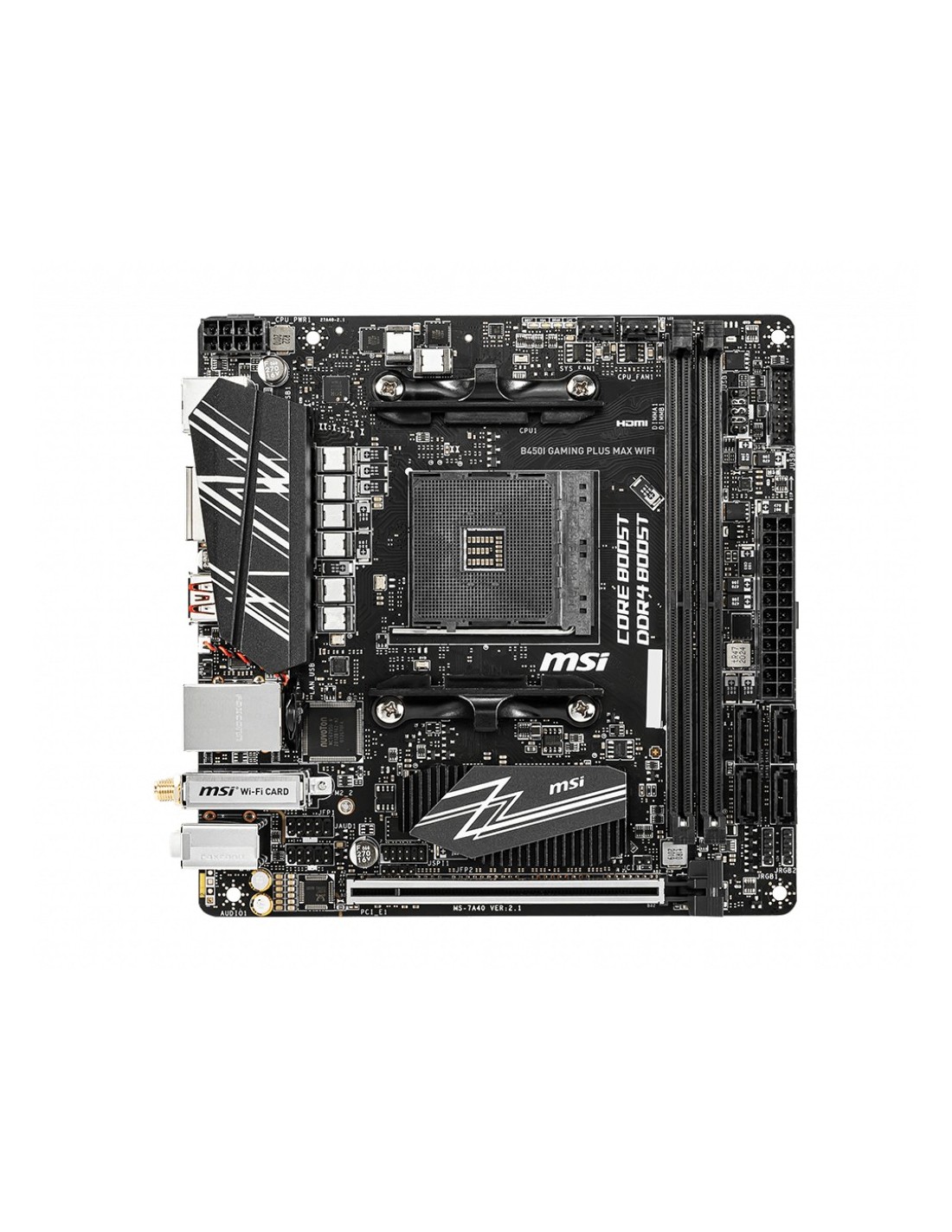 Amd Msi B450 Gaming Plus Max Wifi Card MSI B450 Gaming Plus MAX