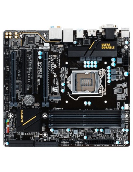 Gigabyte GA-Z170M-D3H placa base LGA 1151 (Zócalo H4) Micro ATX Intel® Z170