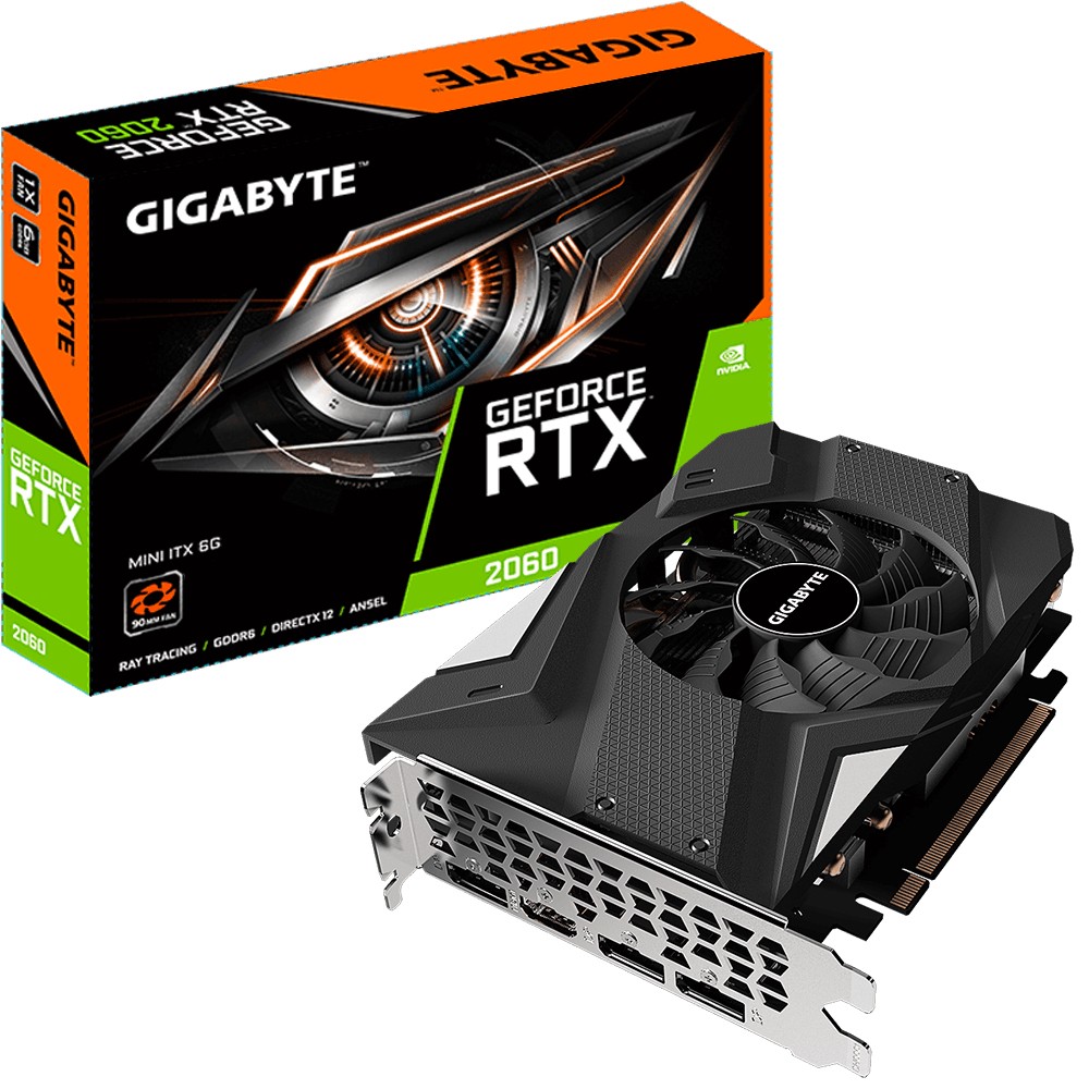 Gigabyte GV-N2060IX-6GD tarjeta gráfica NVIDIA GeForce RTX 2060