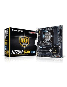 Gigabyte GA-H170M-D3H Intel® H170 LGA 1151 (Zócalo H4) micro ATX
