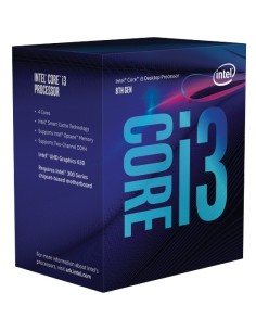 Intel Core i3-8100 procesador 3,6 GHz 6 MB Smart Cache Caja