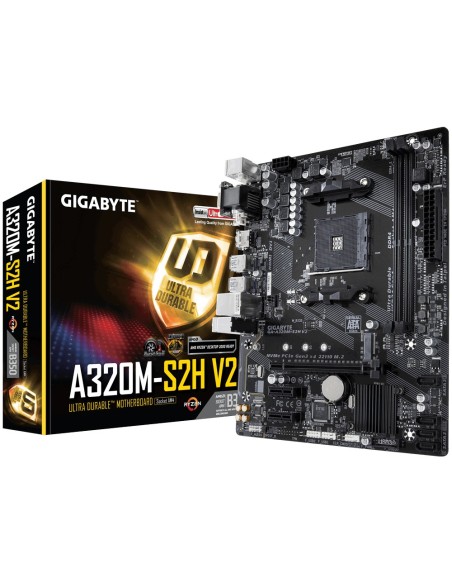 Gigabyte GA-A320M-S2H V2 (rev. 1.1) AMD B350 Zócalo AM4 micro ATX