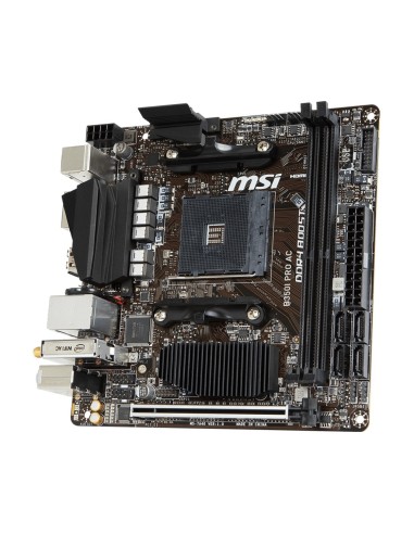MSI B350I PRO AC AMD B350 Zócalo AM4 mini ITX