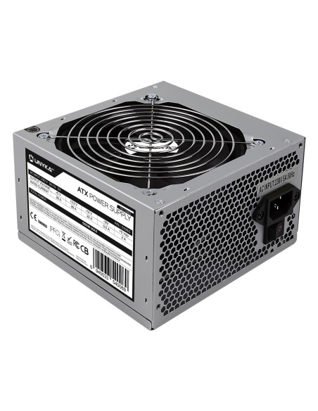UNYKAch ATX 500W unidad de fuente de alimentación 20+4 pin ATX Plata