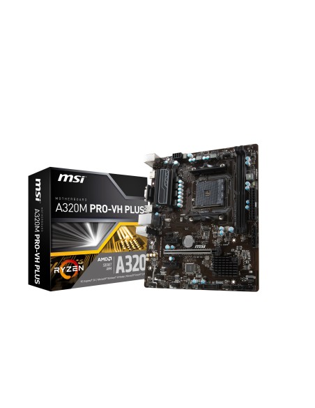 MSI A320M PRO-VH PLUS AMD A320 Zócalo AM4 micro ATX