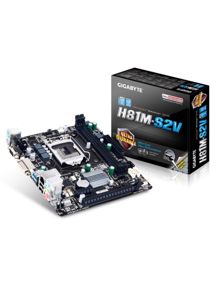 Gigabyte GA-H81M-S2V placa base Intel® H81 LGA 1150 (Zócalo H3) micro ATX