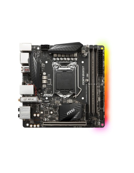 MSI Z370I GAMING PRO CARBON AC Intel® Z370 LGA 1151 (Zócalo H4) mini ITX