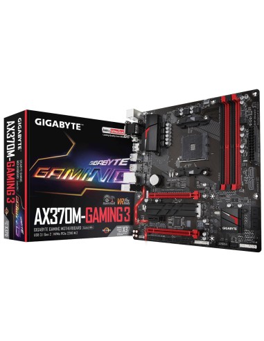 Gigabyte GA-AX370M-Gaming 3 AMD X370 Zócalo AM4 micro ATX