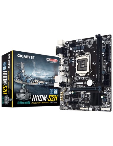 Gigabyte GA-H110M-S2H placa base Intel® H110 LGA 1151 (Zócalo H4) micro ATX