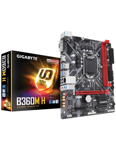 Gigabyte B360M H placa base Intel B360 Express LGA 1151 (Zócalo H4) micro ATX