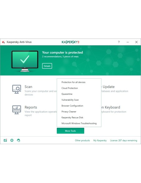 Kaspersky Lab Anti-Virus 2018 Español Licencia completa 3 licencia(s) 1 año(s)