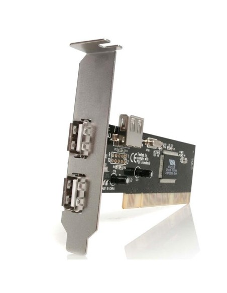 StarTech.com Adaptador Tarjeta PCI USB 2.0 de Alta Velocidad 3 Puertos Perfil Bajo Low Profile