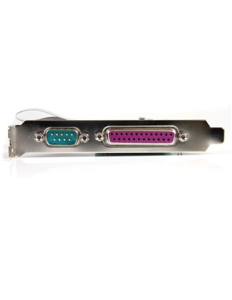 StarTech.com Tarjeta Adaptadora PCI de 2 Puertos Serie DB9 UART 16550 y un Puerto Paralelo
