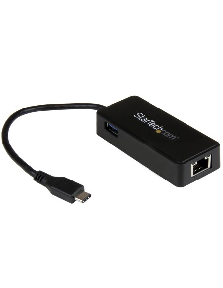StarTech.com Adaptador de Red Gigabit USB-C con Puerto USB Extra